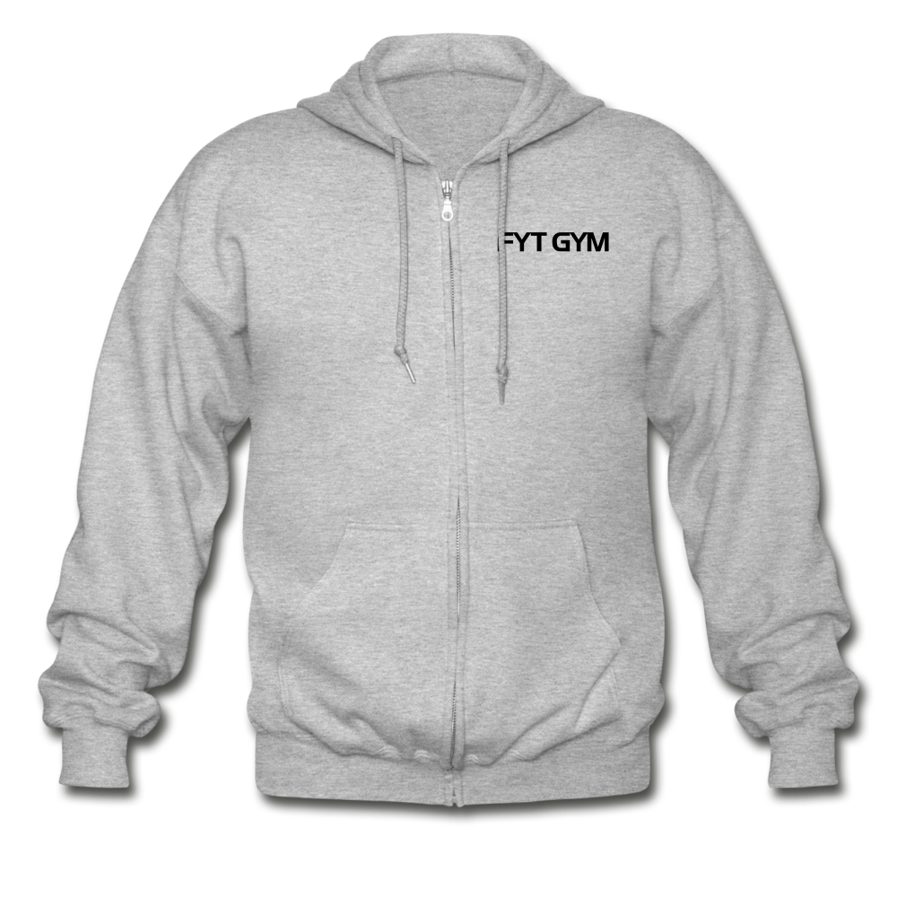 I FEEL LIKE BOXING Zip Hoodie - heather gray