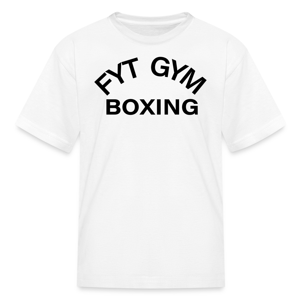 YOUTH FYT GYM BOXING T - white